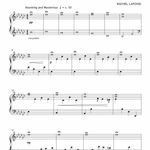 Dark Canyon - Sheet Music
